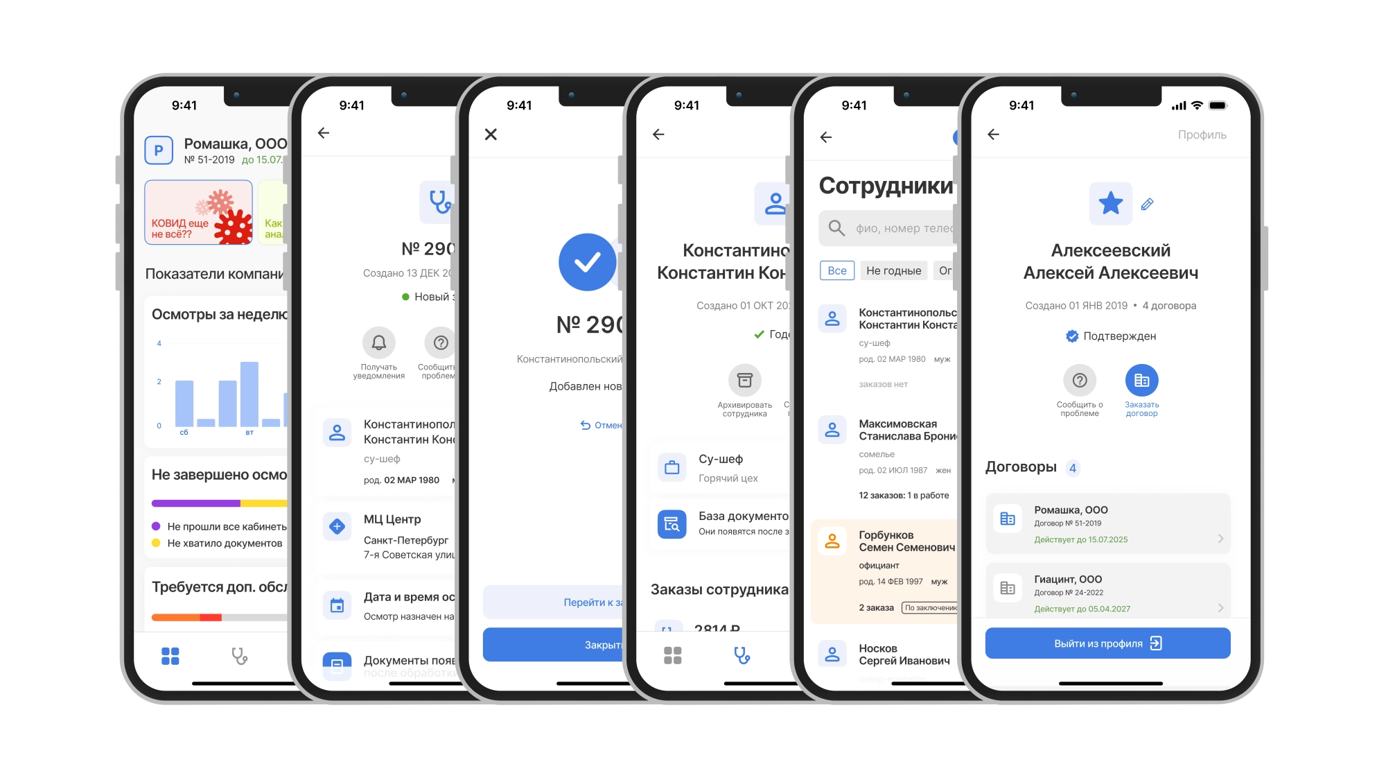 Мобильное приложение для сети медицинских центров