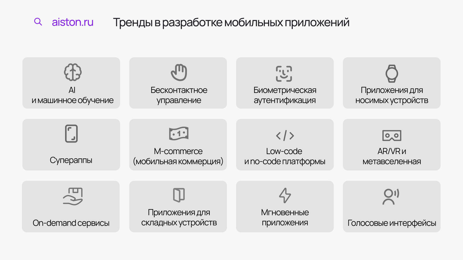 технологии разработки мобильных приложений