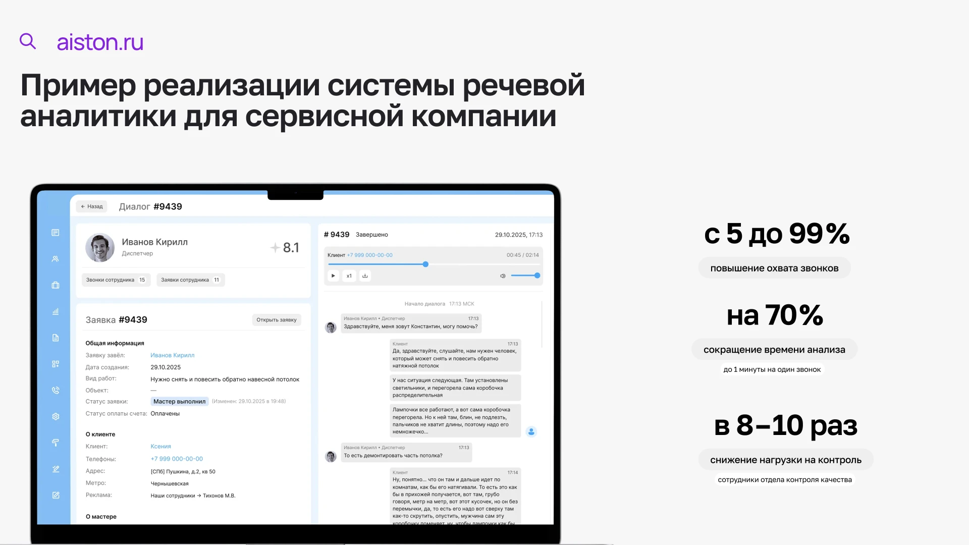 качество обработки обращений качество обработки обращений